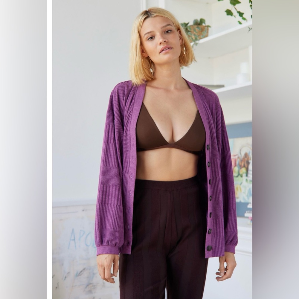 Out From Under (Urban Outfitters) Tuli Cardigan - NWT! SOLD OUT! - Picture 2 of 9